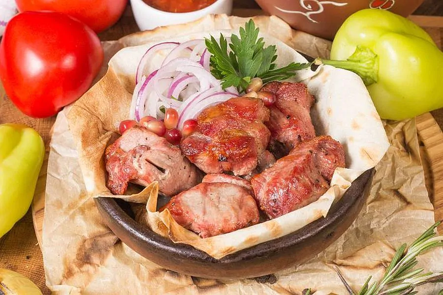 Шашлык из куриного бедра